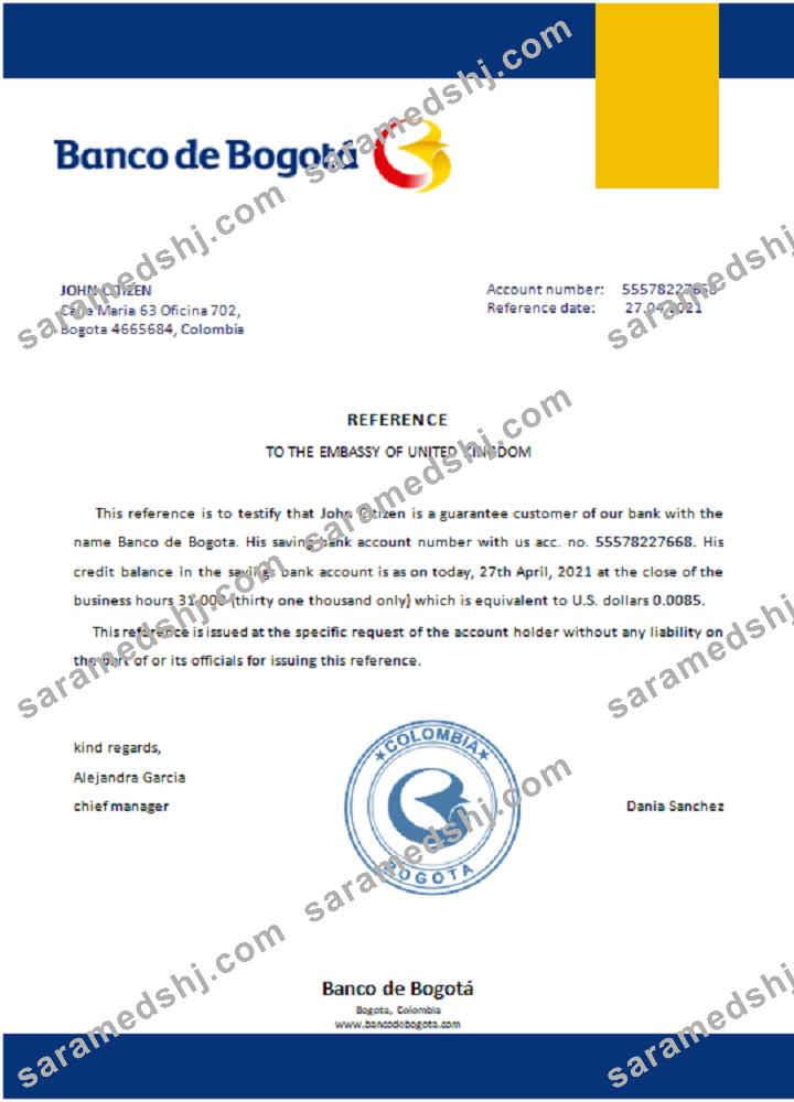 Colombia_Banco de Bogotá_reference
